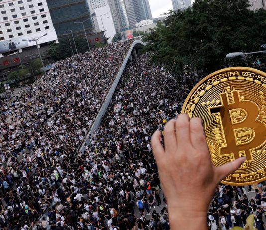 Протесты в Гонконге могут повысить биткоин, поскольку богатые активы перемещаются в оффшор